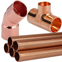 Медная труба и фитинги