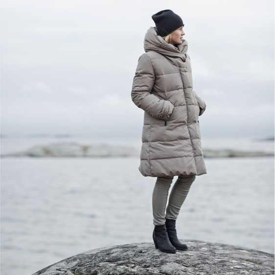 Финское пуховое пальто Joutsen для женщин