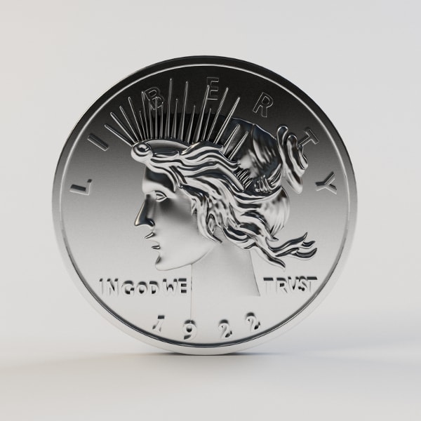 Бронзовая монета Харви Дента