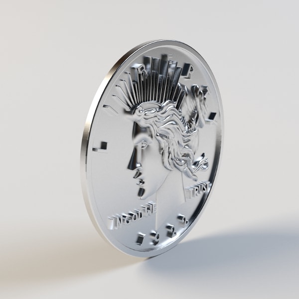 Бронзовая монета Харви Дента