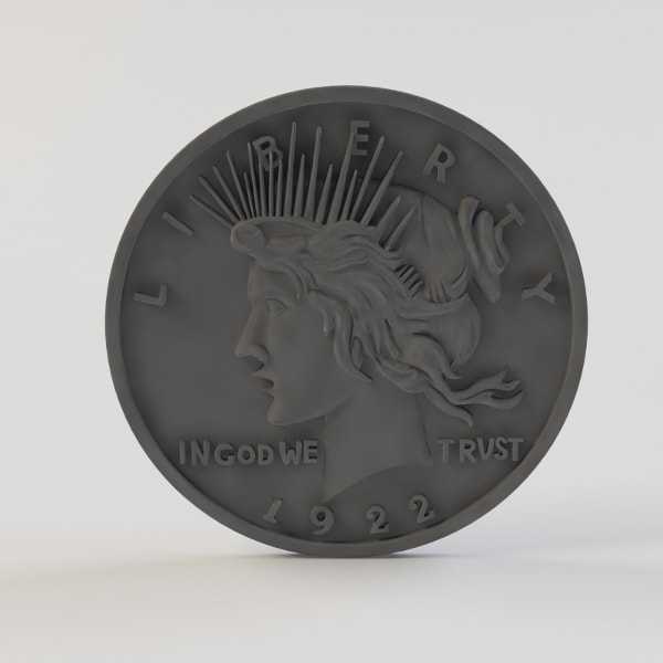 Бронзовая монета Харви Дента