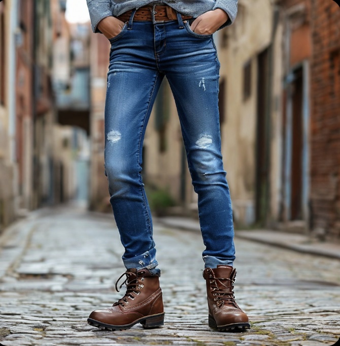 Женские джинсы 