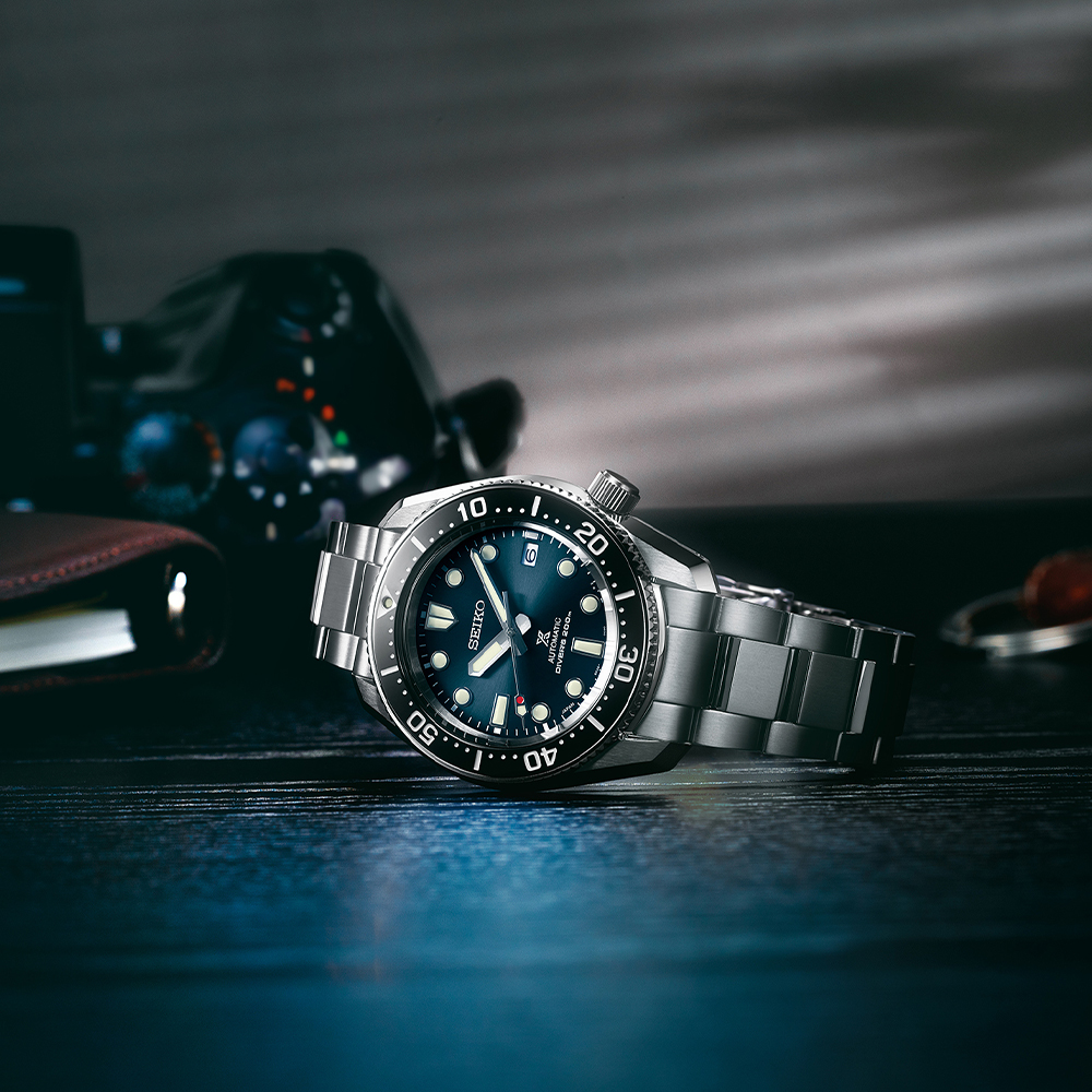Дайверские часы Seiko Prospex SPB187J1 с синим циферблатом и стальным безелем