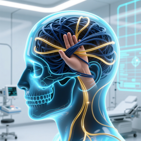 <img src="cbt-mind-restructuring.jpg" alt="Visual representation of cognitive restructuring: untangling chaotic thoughts into orderly lines">