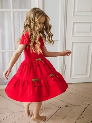 Красивое платье от производителя детской одежды Божья Коровка