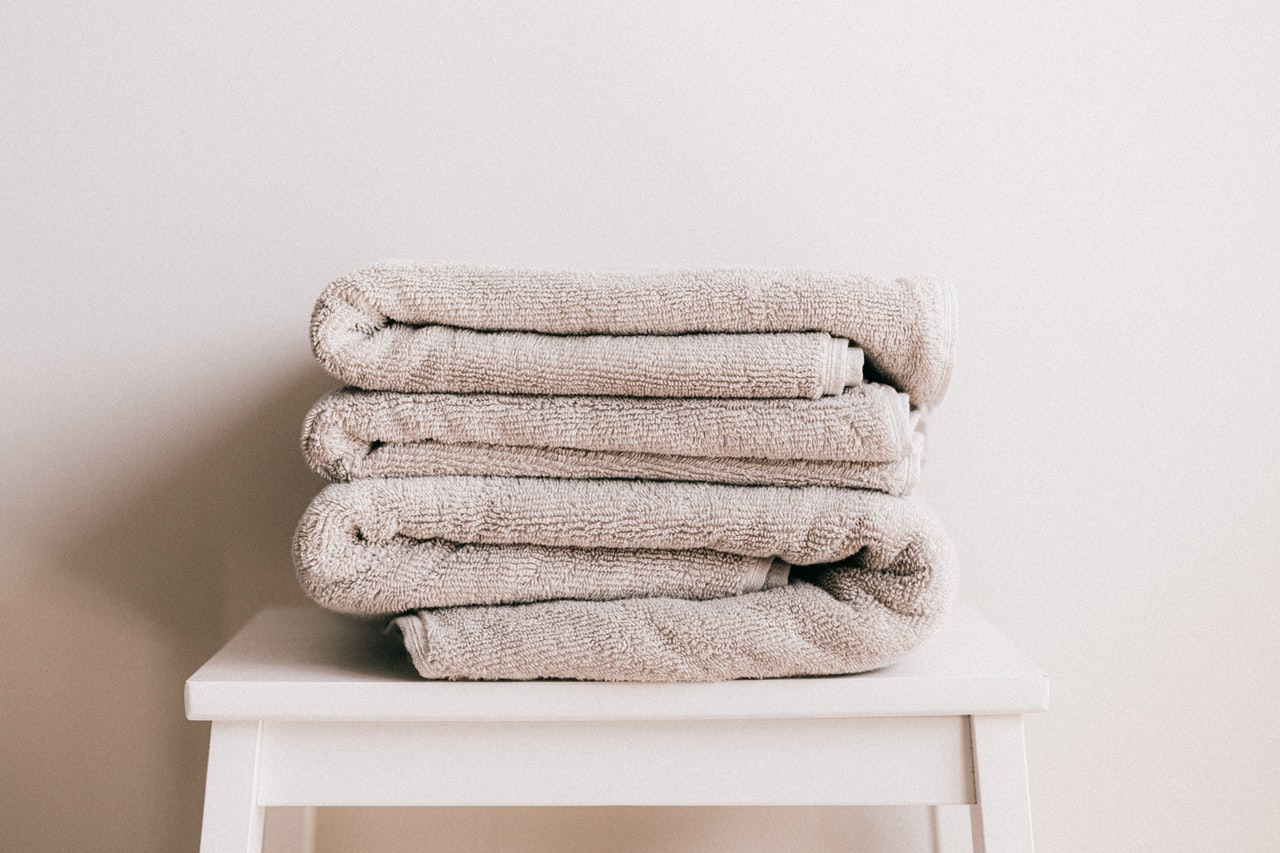 Идеально сложенные полотенца