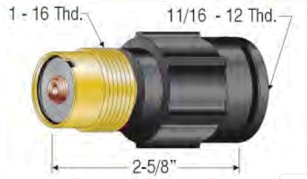 491P271306 Gas lens TBi WP 27, 6.4mm, 49V28