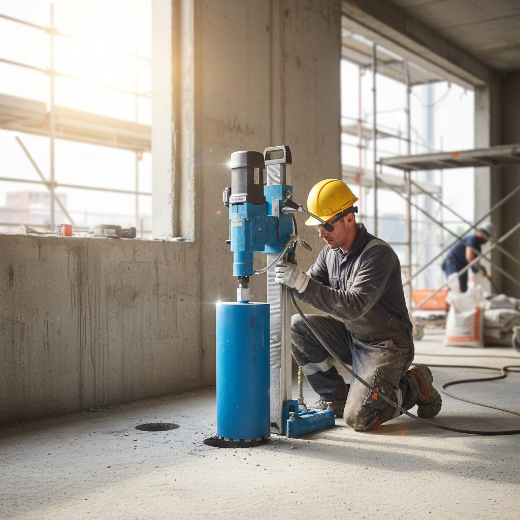 установка алмазного бурения перекрытий
