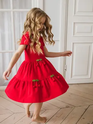 Красивое платье от производителя детской одежды Божья Коровка