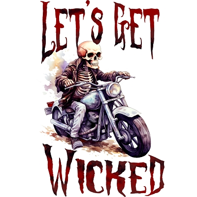Принт Let`s get wicked