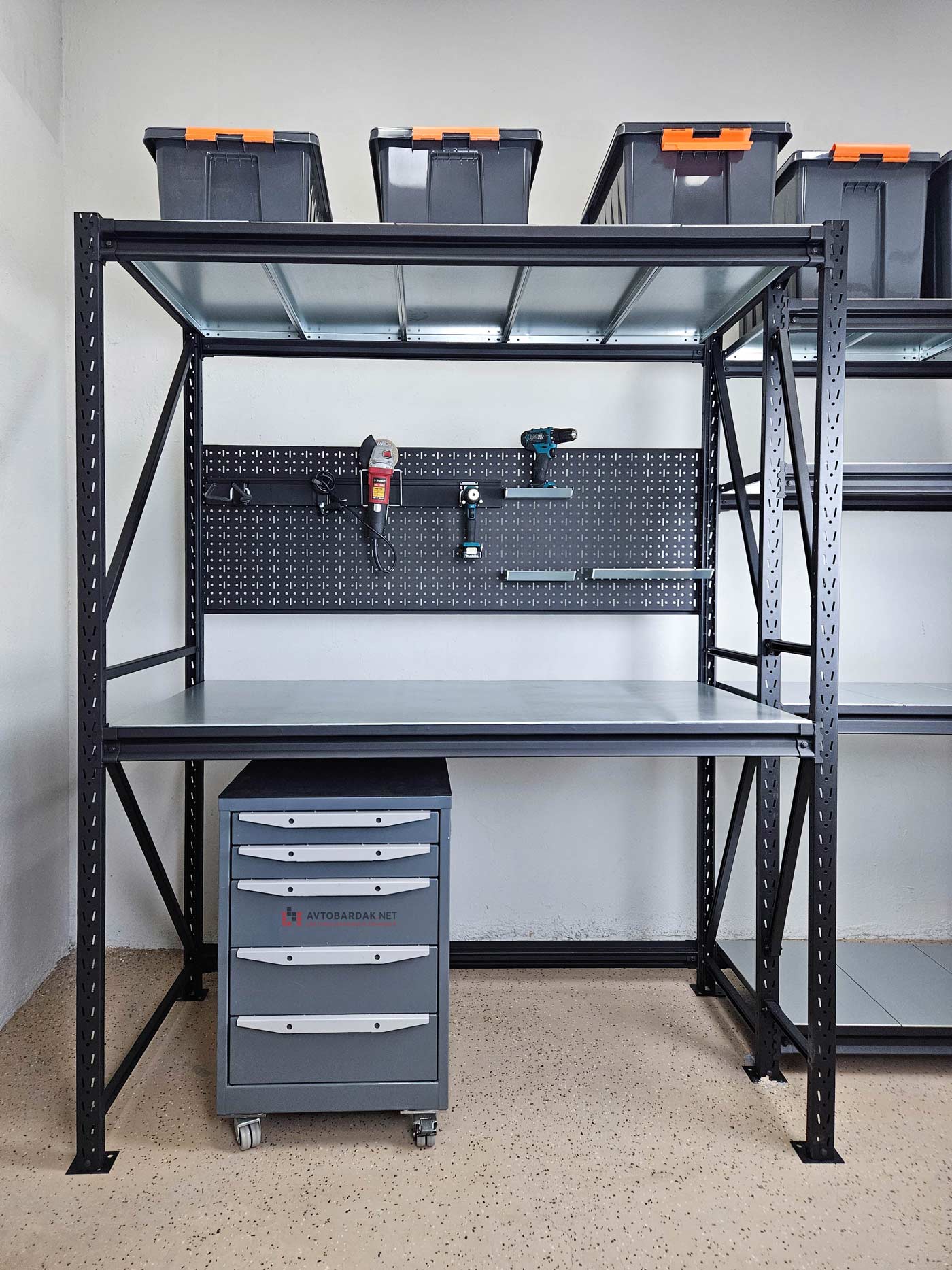 Верстак стеллаж