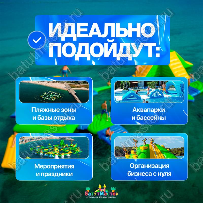 Идеально подойдут: пляжи, аквапарки, бассейны