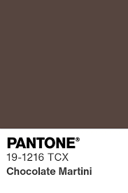 PANTONE 19-1216 TCX Chocolate Martini — Шоколадный мартини