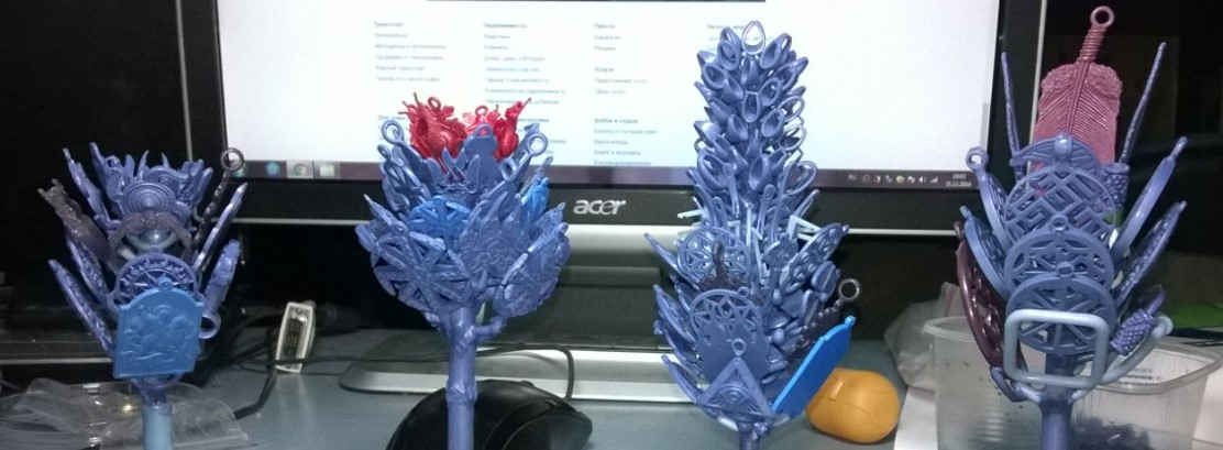 Готовая к формованию елка