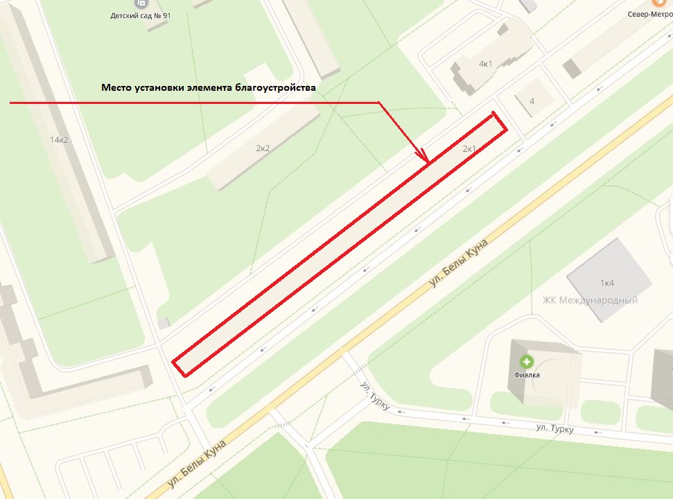 План размещения НБ кондиционера с карт для согласования Ситуационный план размещения кондиционера на карте