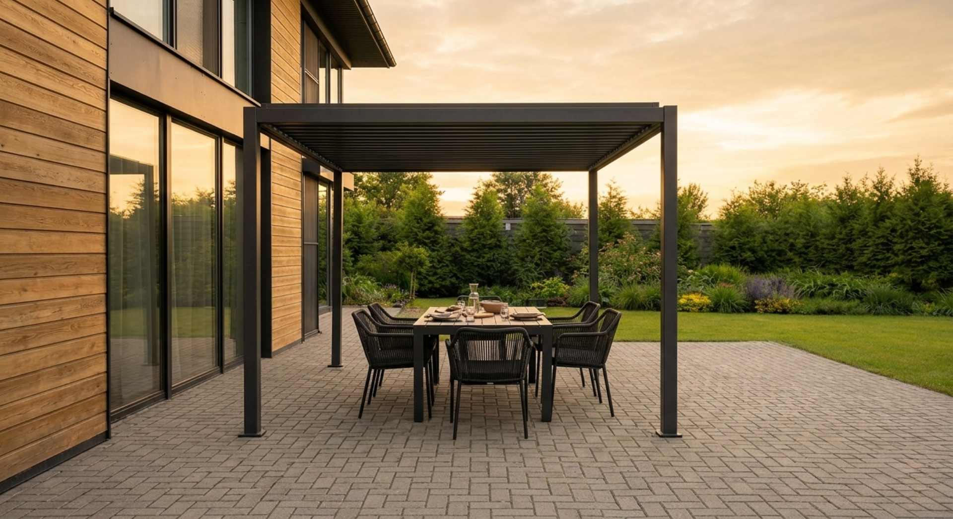 Где установить металлическую перголу