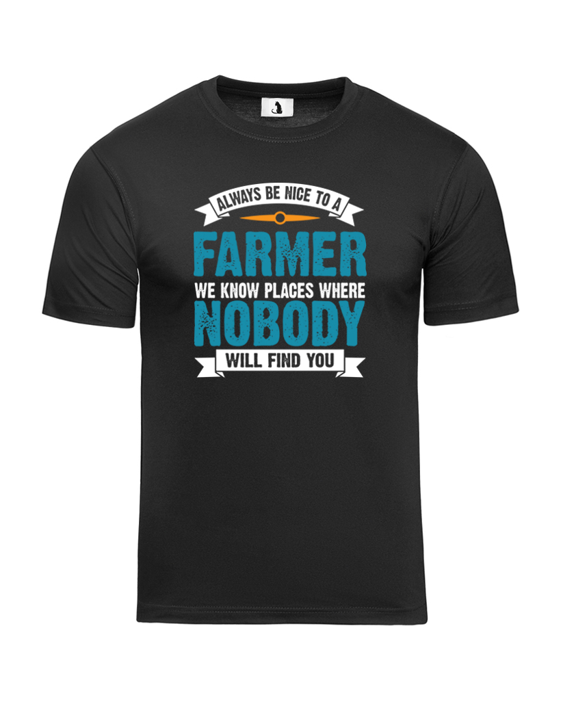 Футболка Be nice to a farmer
