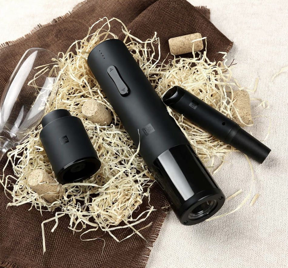Винный набор 4 в 1 Huo Hou Electric Bottle Openner Deluxe Set HU0090-описание-7.jpg