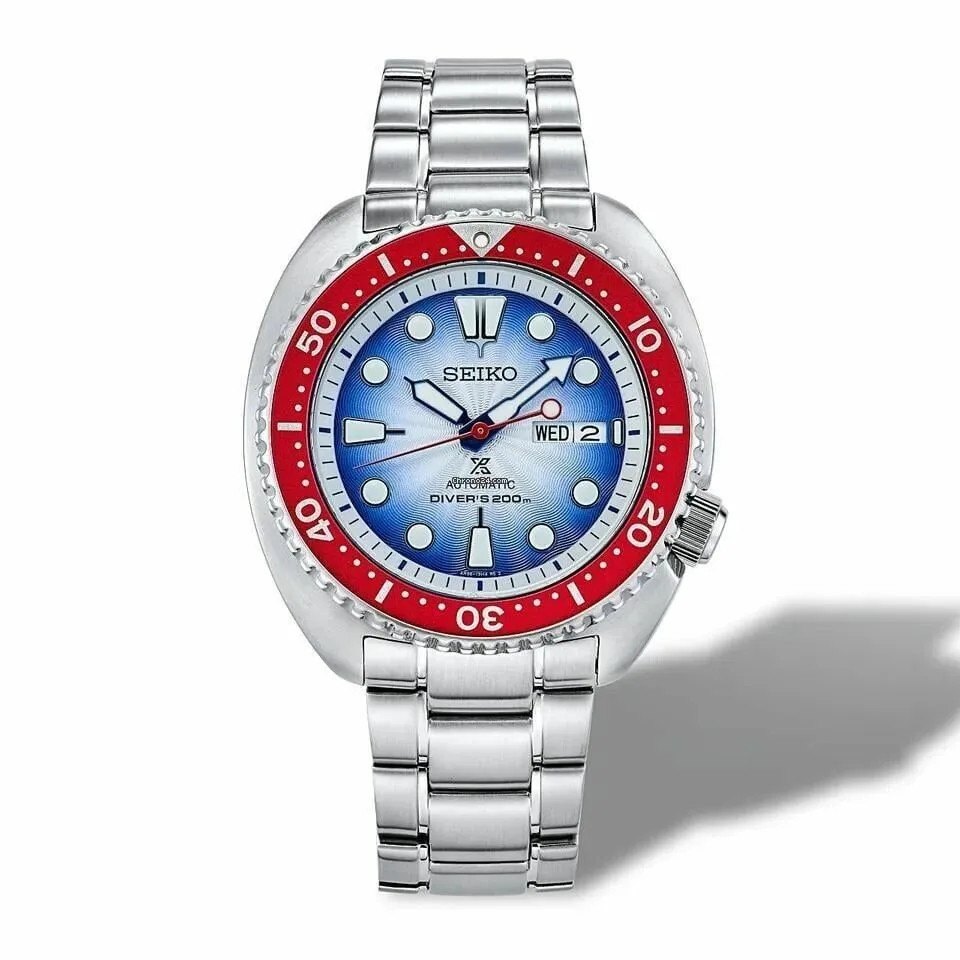 Seiko SRPL17 Siamese Fighting Fish Seiko SRPL17 Bettafish — тайский лимитированный Turtle с сине-красным безелем