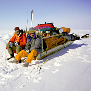 Пуховики и снаряжение первой финской экспедиции в Гренландию