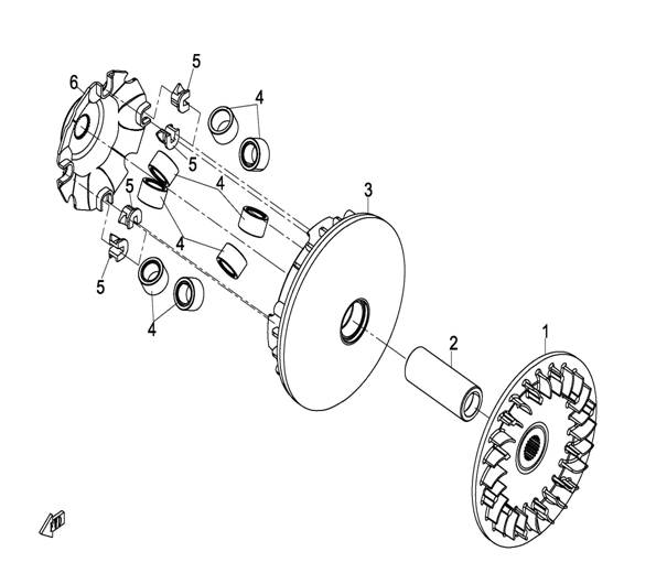 DRIVE PULLEY(FRONT) X8