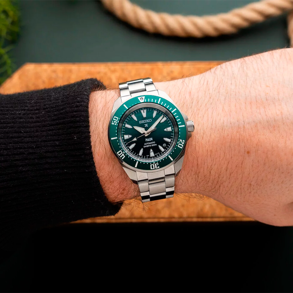 Seiko SRPL53 Samurai PADI 2025 Seiko SRPL53 Samurai PADI Special Edition с зелёным градиентным циферблатом