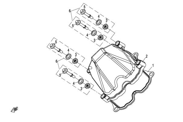 CYLINDER HEAD COVER ASSY X8