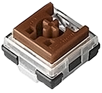 Cherry MX Brown Keychron Optical Low Profile Brown фотография