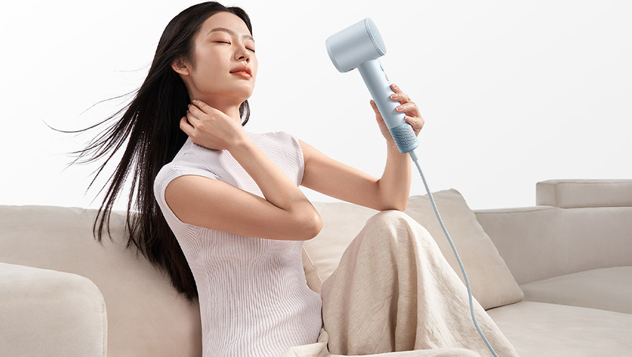 Фен Xiaomi Mijia Ionic High-Speed Hair Dryer (GSHF04LF)-описание-6 Лёгкий и тихий фен Xiaomi Mijia