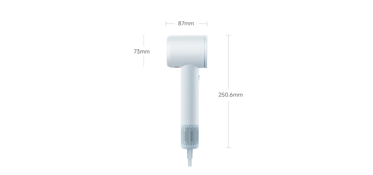 Фен Xiaomi Mijia Ionic High-Speed Hair Dryer (GSHF04LF)-описание-7 Компактный фен Xiaomi Mijia Ionic High-Speed