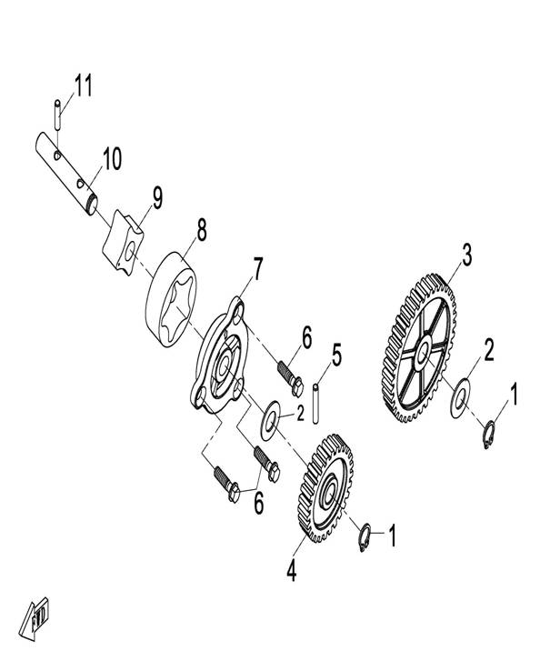 OIL PUMP ASSY X8