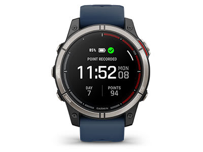 Умные часы Garmin Quatix 7 Pro Amoled Sapphire титановый с темно синим силиконовым ремешком: АВТОНОМНОСТЬ