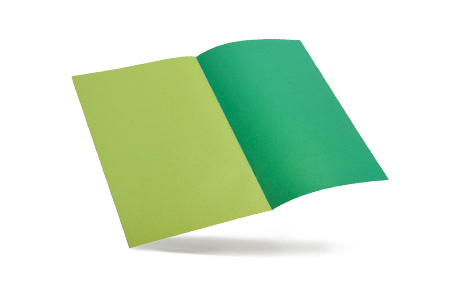 Цветная бумага на скрепке