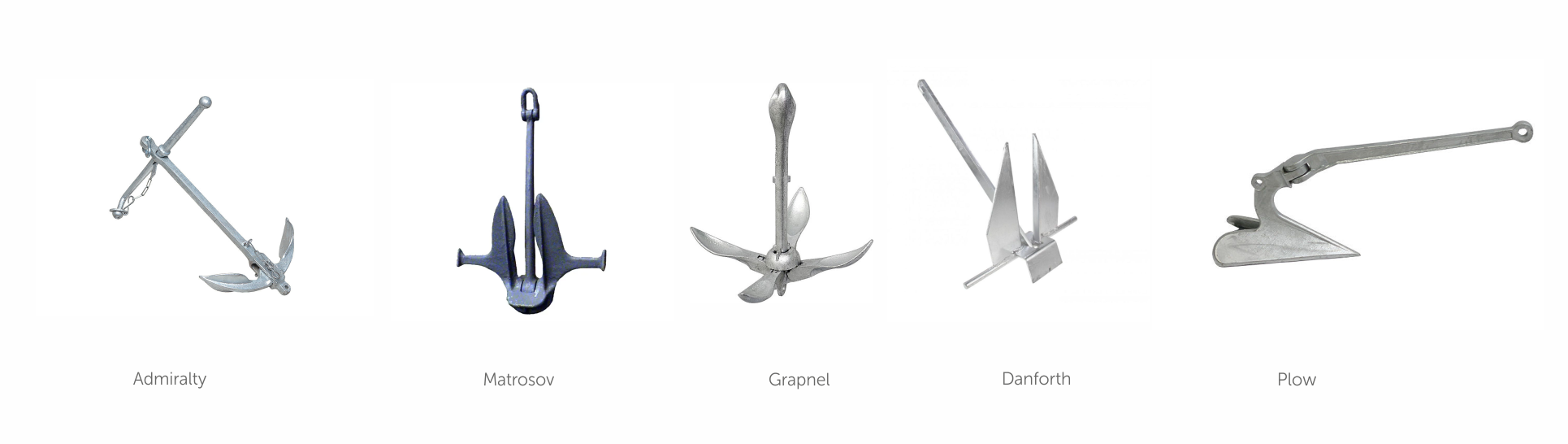 types of yacht anchors