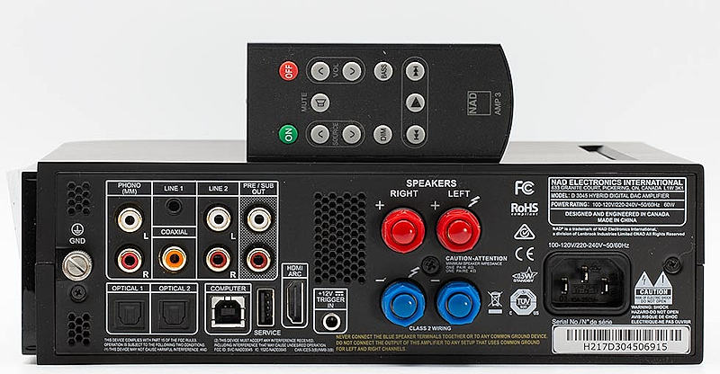 Портативный цифровой усилитель ЦАП NAD D 3045