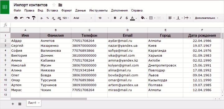 Excel имеет много встроенных инструментов для работы с базами данных