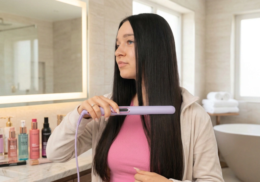 Щадящий утюжок для волос — тренд 2026 Щадящий утюжок для волос — тренд 2026