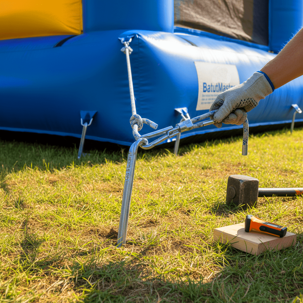 Правильное закрепление на земле