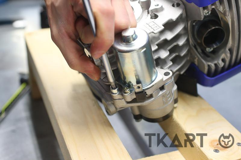 Снятие стартера с мотора TM Mini 60cc