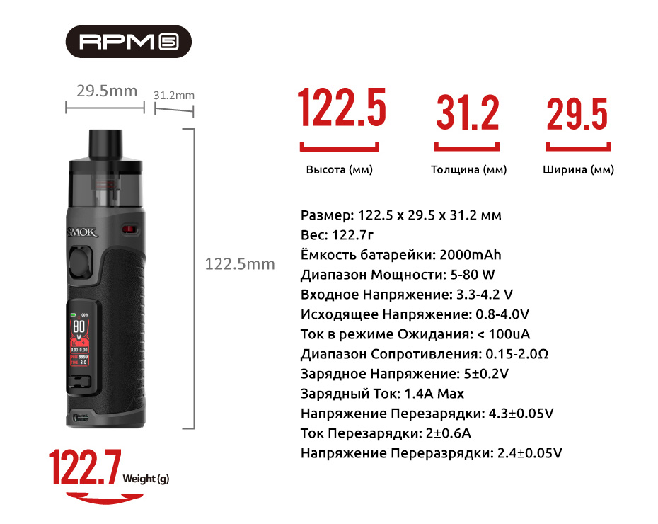 SMOK RPM 5 Kit