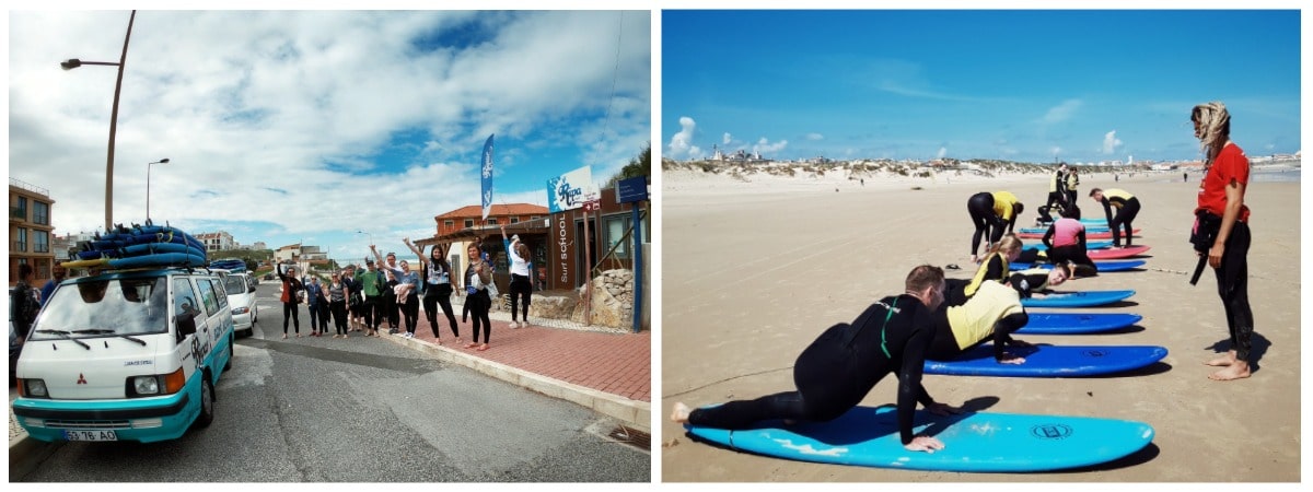 Уроки серфинга в Португалии