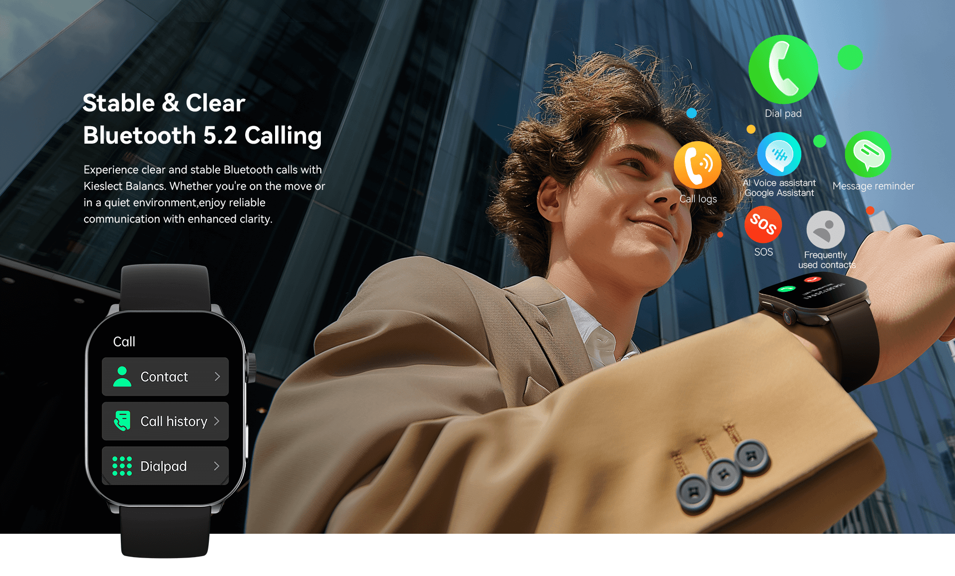 Умные часы Kieslect Smart Calling Watch Balancs (YFT2120EU0-описание-10.jpg