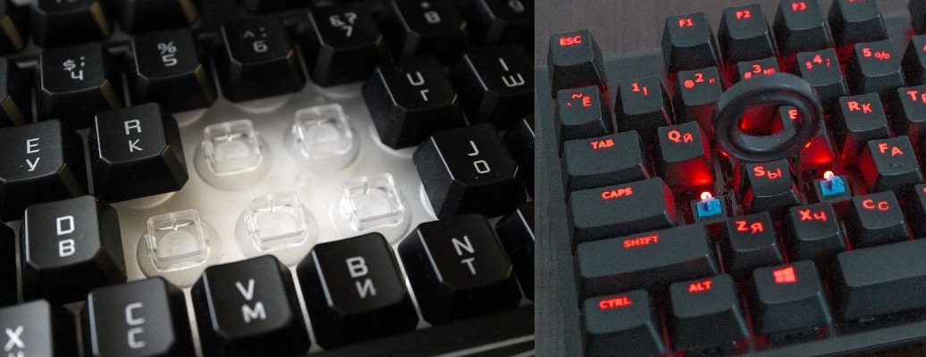 Отличия мембранной и механической клавиатуры