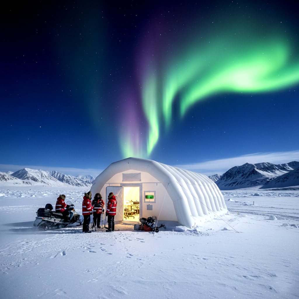 Пневмокаркасный госпиталь в условиях Крайнего Севера