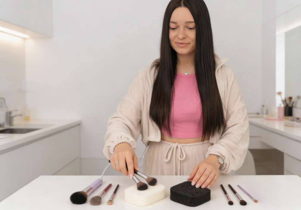 Гигиена кистей для макияжа Чистые кисти для макияжа — бьюти тренд 2026