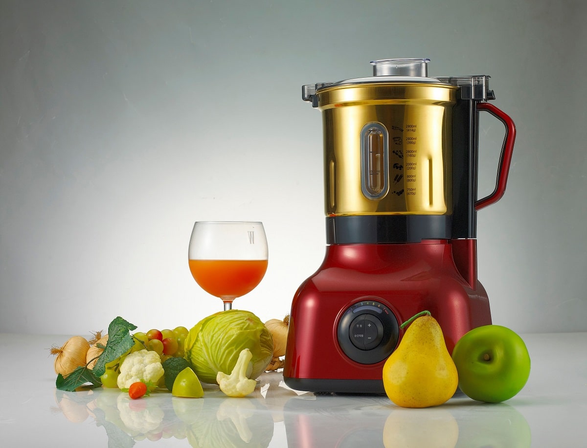 Блендер Hanil Titanium HMF-3500TG красно-золотой