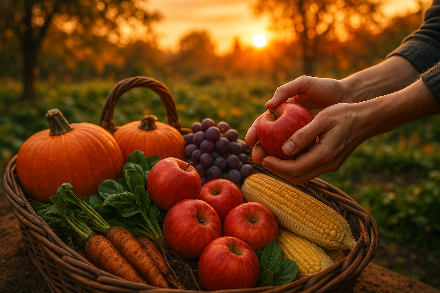 Какие овощи, фрукты и ягоды собирать осенью: календарь садовода