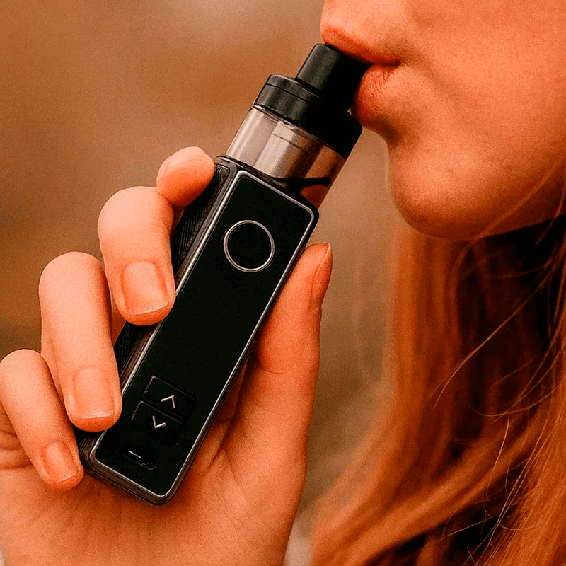 Девушка курит Drag S3 Девушка курит Drag S3