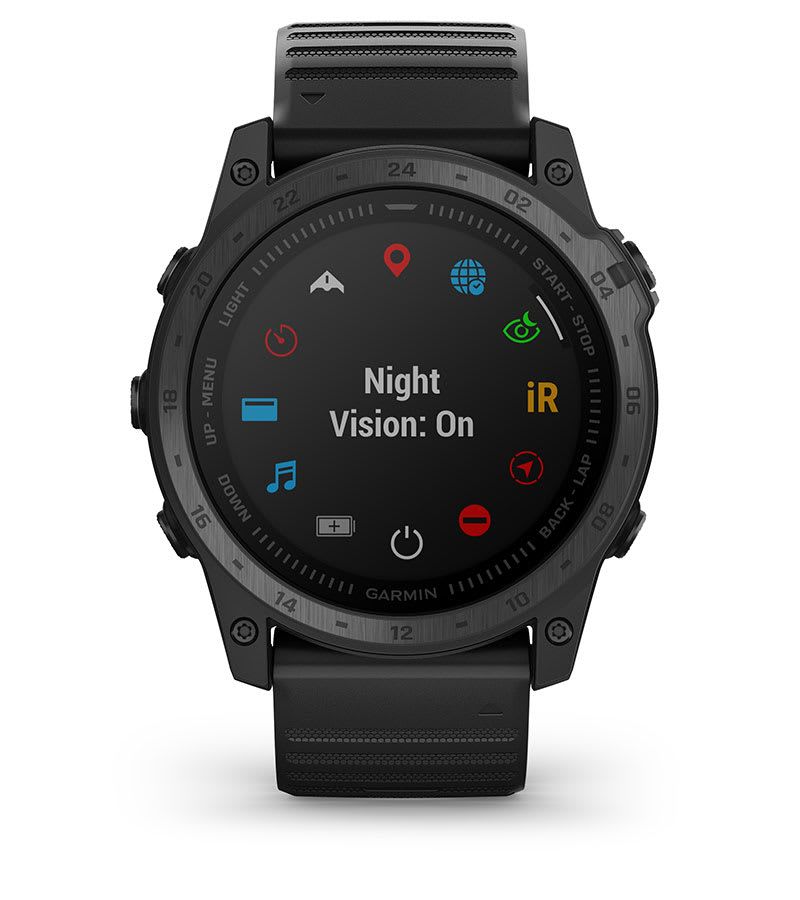 Умные часы Garmin Tactix 7 Standard с черным ремешком: СОВМЕСТИМОСТЬ С ПРИБОРАМИ НОЧНОГО ВИДЕНИЯ