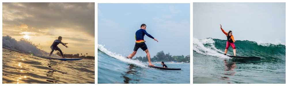 Фото серфинга из воды